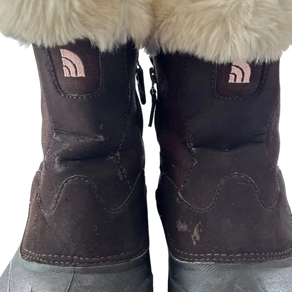 THE NORTH FACE GREENLAND ZIP BROWNIE BOOTS SIZE 4